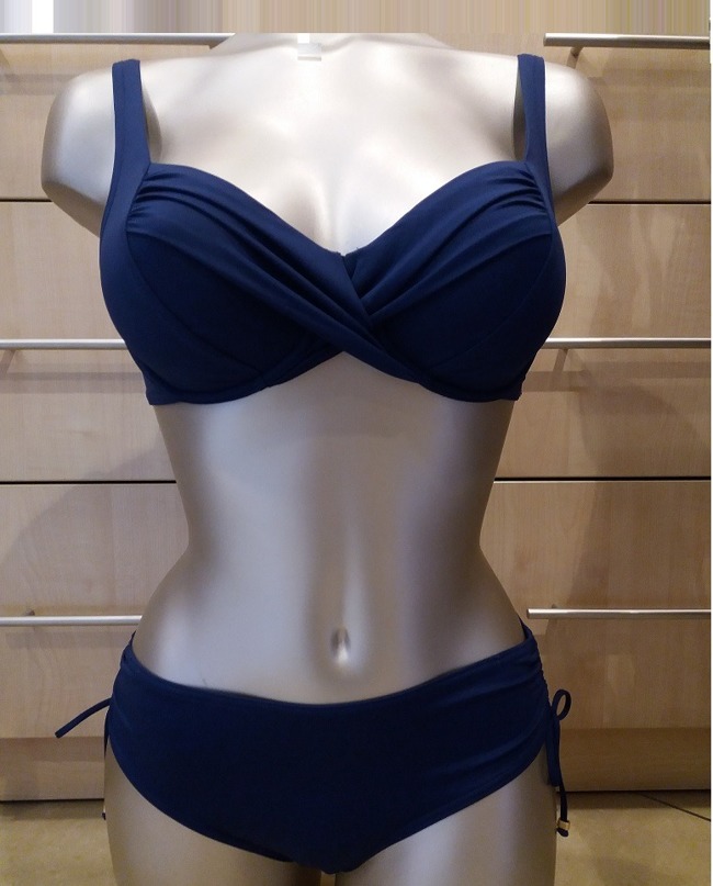 Góra od stroju kąpielowego Triumph Venus Elegance 19 TW ciemny niebieski