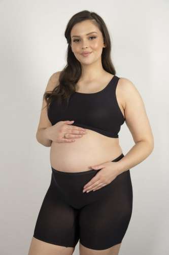 Majtki ciążowe bermudy Julimex Flexi One Mama czarne